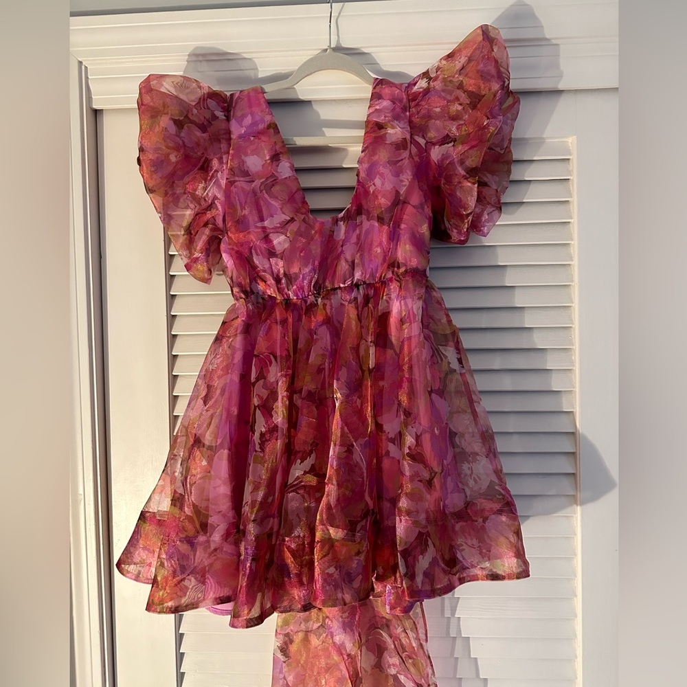 Buddylove HOLLIS PUFF SLEEVE MINI DRESS - OFF TO PARADISE - Picture 4 of 4